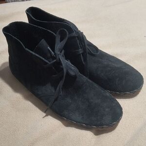 Black Suede Men's Shoes